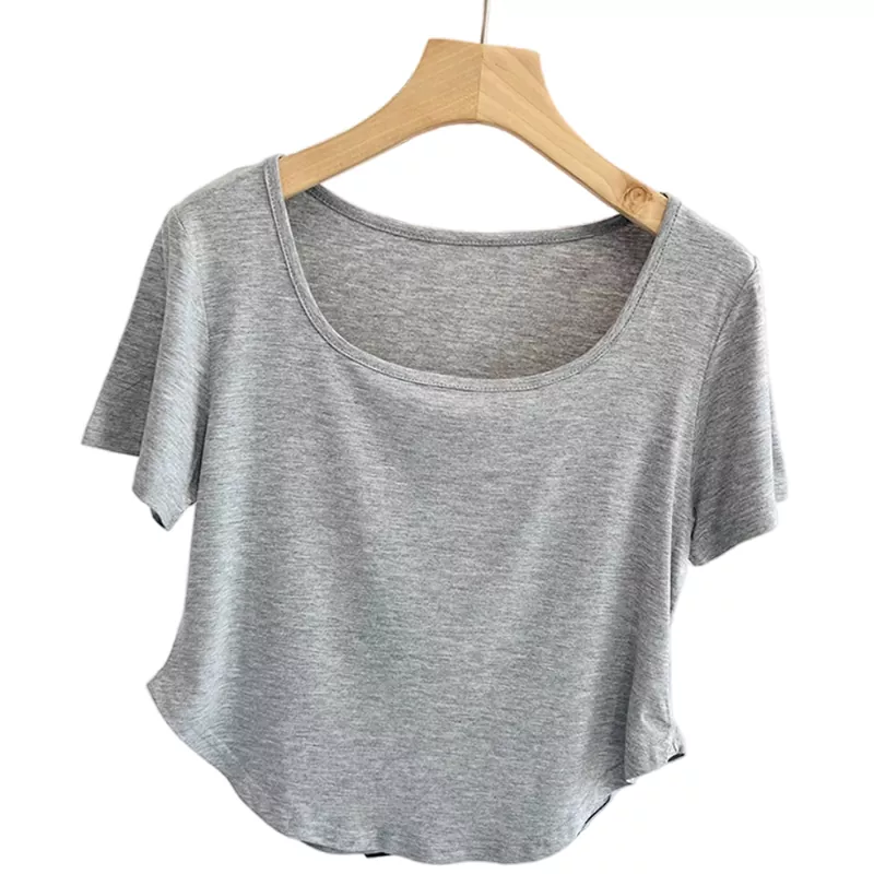 Round Neck Short Sleeve Oversized Women's T-shirt