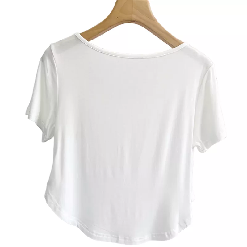 Round Neck Short Sleeve Oversized Women's T-shirt