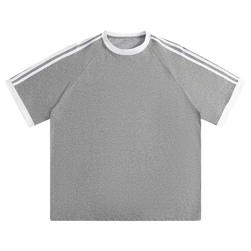 Unisex Color-Block Raglan Sleeve Short-Sleeve Men's T-Shirt