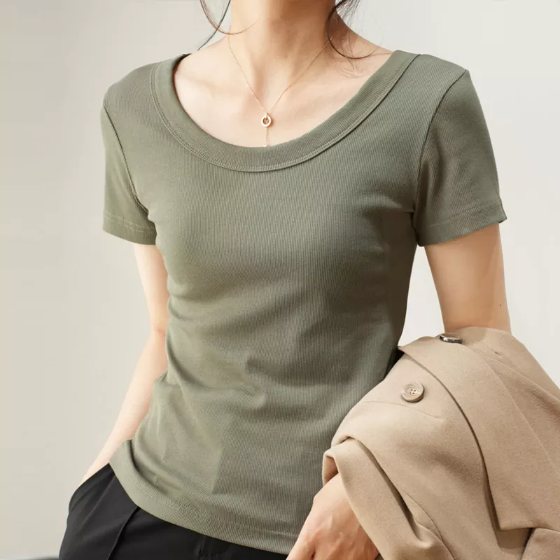 Sommer-Schlankheits-T-Shirt für Damen mit kurzen Ärmeln