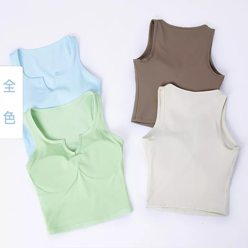 Sommer-Thread-Weste, Lauf-Fitness-Yoga-Top